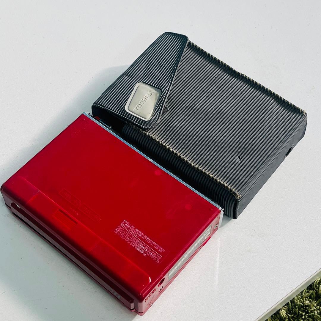 【TOSHIBA】東芝Walky KT-RS30 カセットプレーヤー レッド