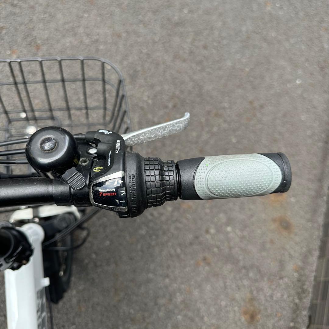 とび　電動アシストバイク　baron バロンX20 ホワイト