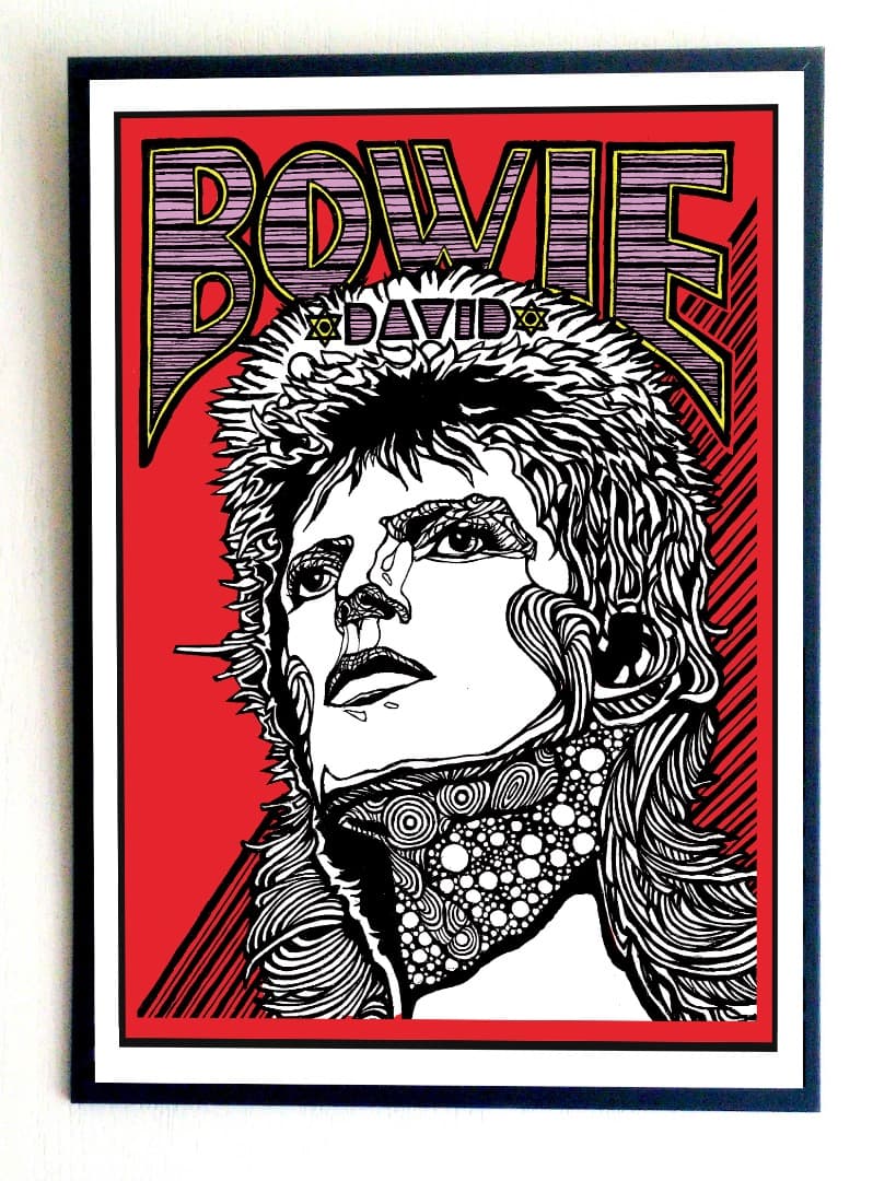 新品A1サイズ DAVID BOWIE アートポスター