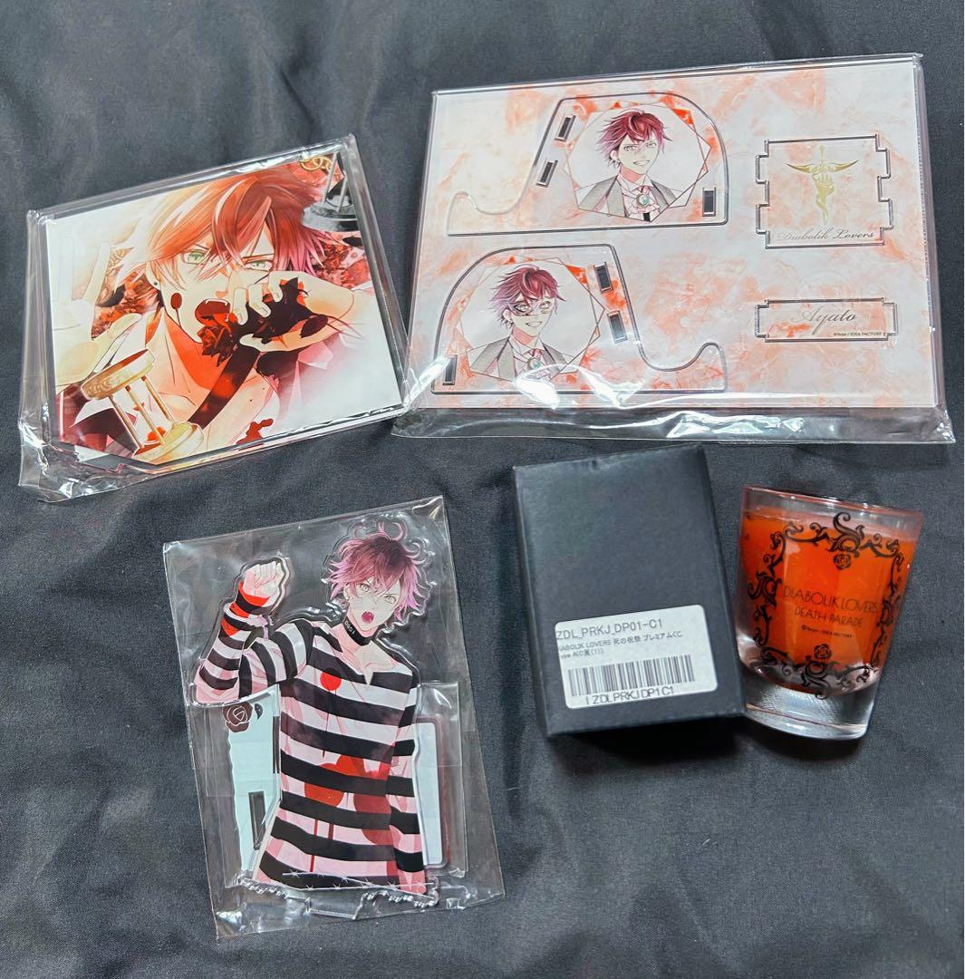 DIABOLIK LOVERS 逆巻アヤト 推し缶 キャンバスアート他まとめ売り