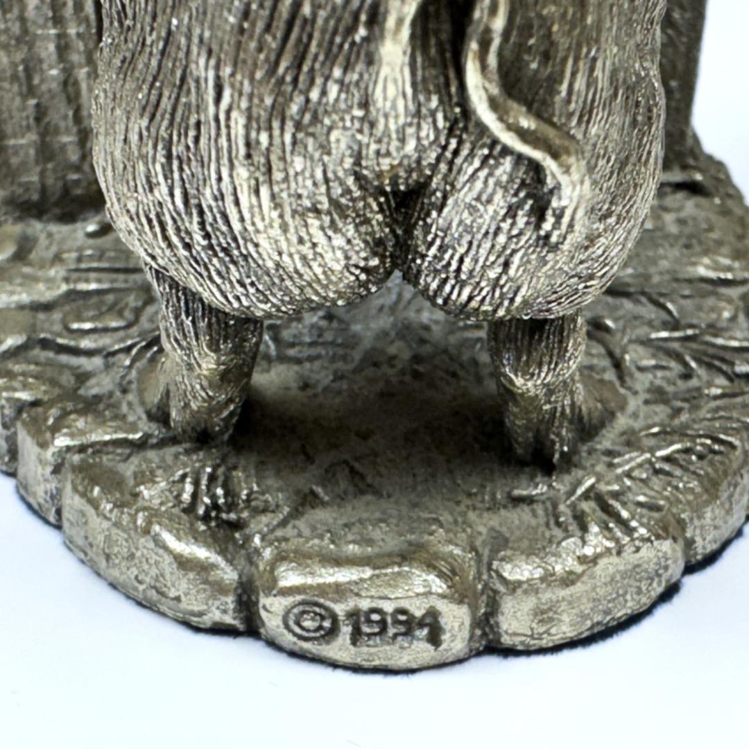 カントリーアーティスト スターリングシルバー 豚 201g 英国 オブジェ ブタ