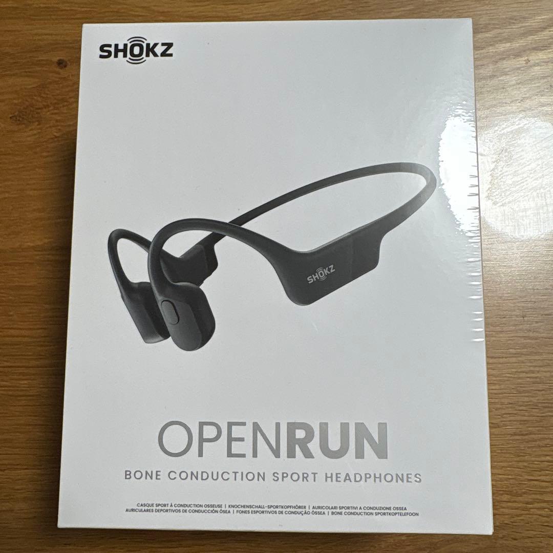 【新品・未開封】SHOKZ OPENRUN 骨伝導イヤホン（ブラック）