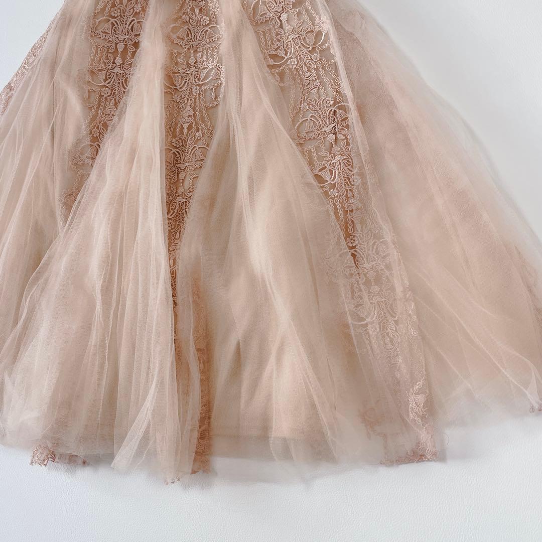 美品✨ TADASHI SHOJI レース チュール ドレス ワンピース