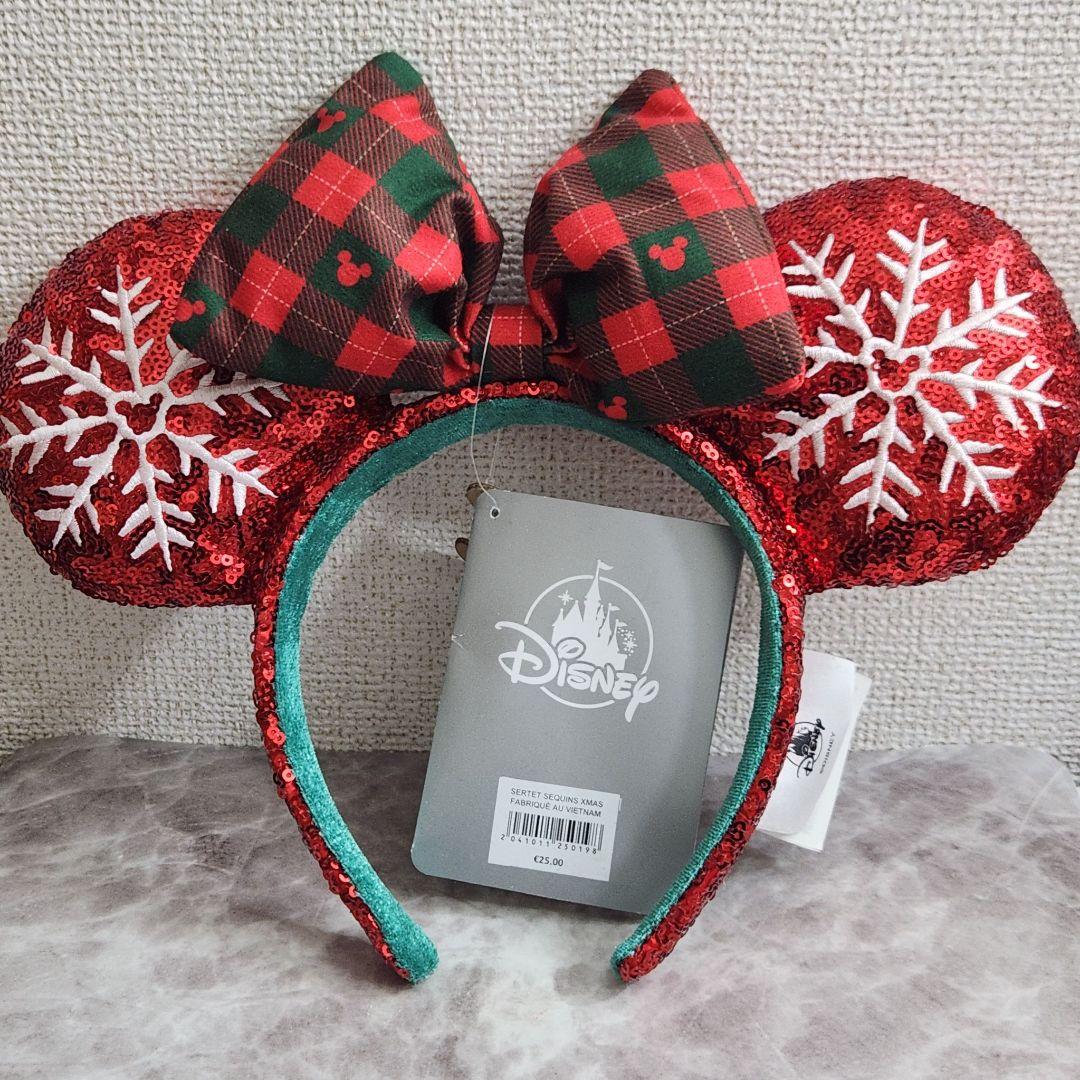 パリ限定‼️クリスマスカチューシャ新品タグ付きディズニーDisney PARIS