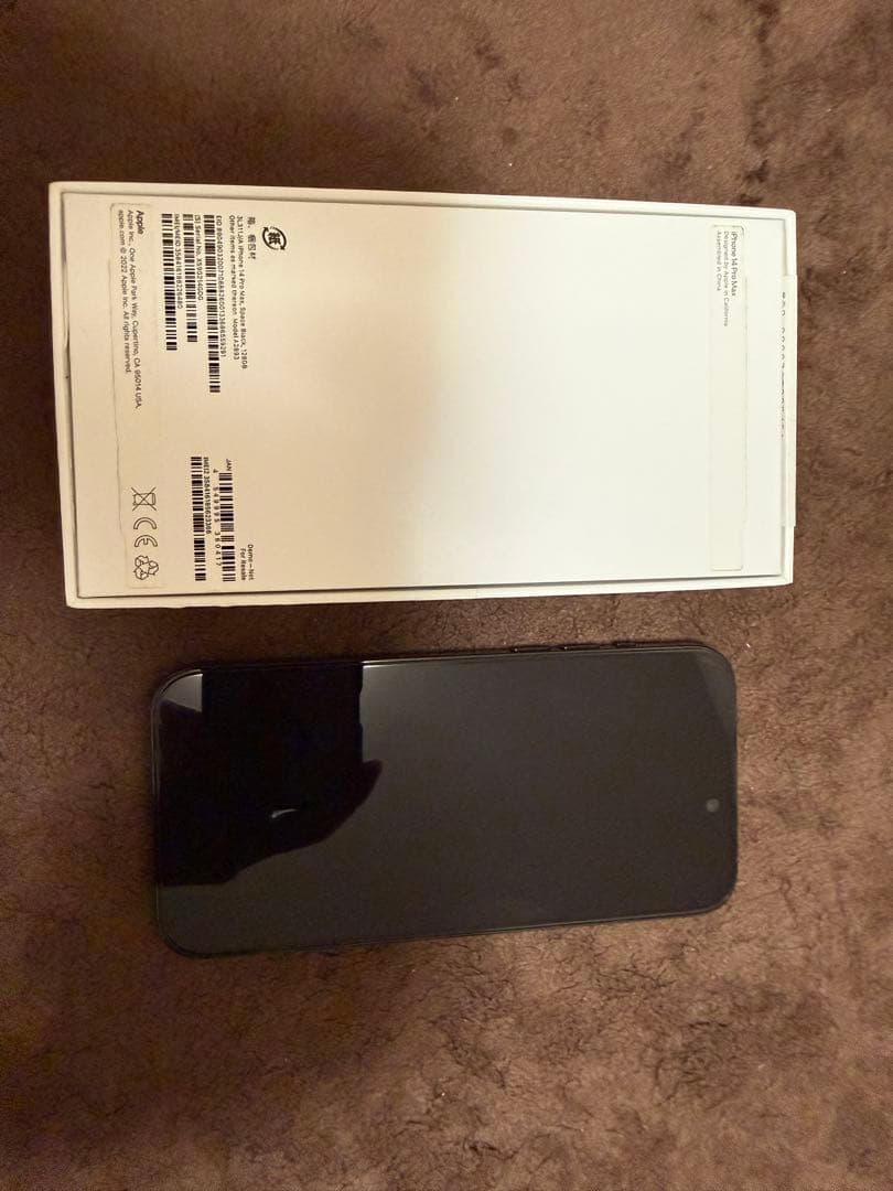 携帯電話本体 Iphone 14 Pro Max 128gb Black SIM FREE