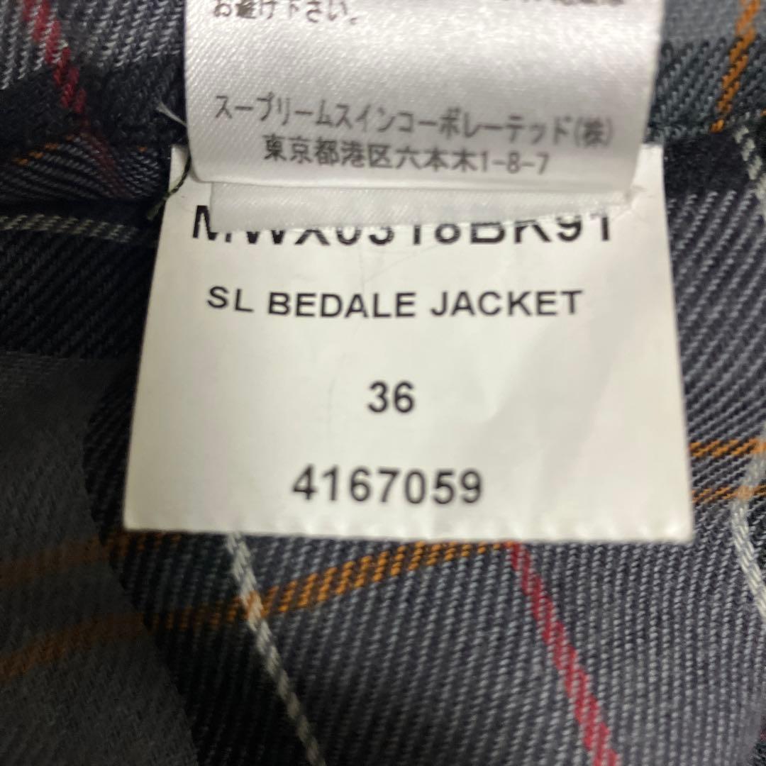 美品Barbour バブアーBEDALE SLビデイル 36