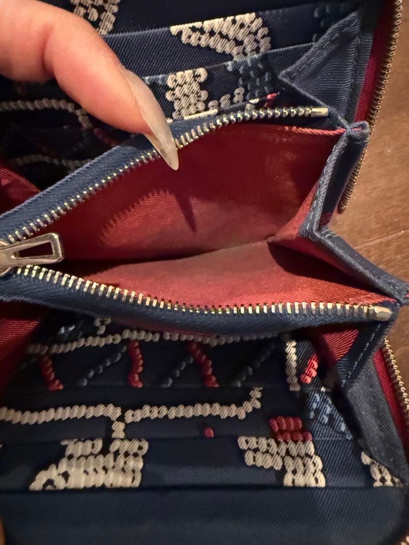 エルメス アザップ シルクイン コンパクト 刻印□P 2012年製 レッド 赤