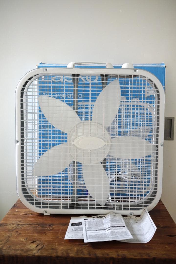 LASKO BOX FAN 3733 - WHITE / ラスコ ボックスファン
