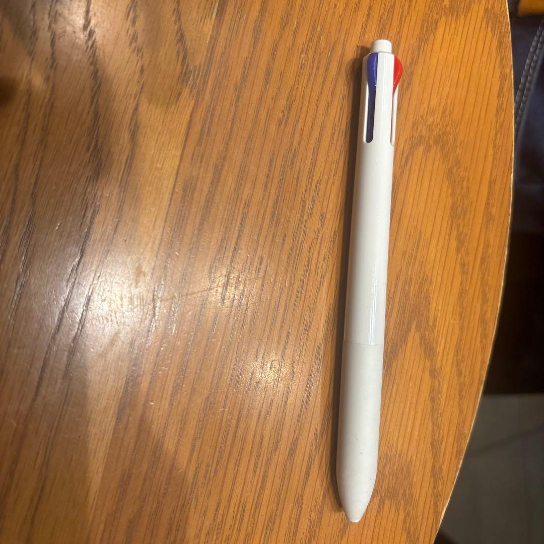 ホワイト ボールペン 赤青インク