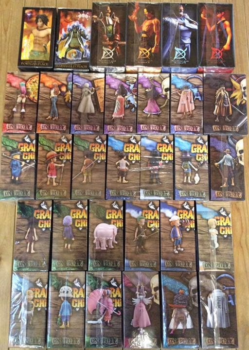 ★ラストセット GRANDLINE MENフルコンプ＋レア 白ひげ他　全７９体