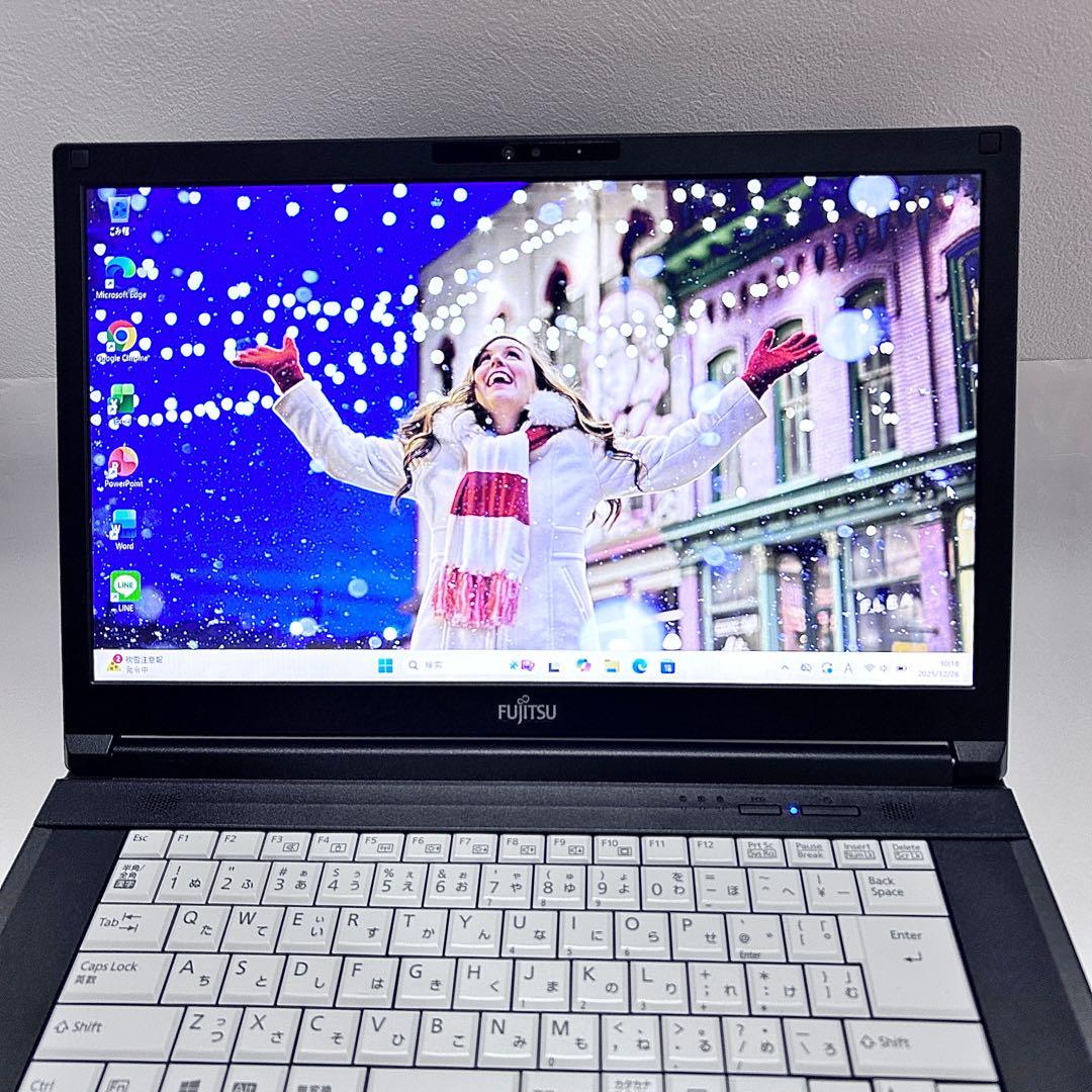 【Office2021搭載】LIFEBOOK｜SSD256GB｜バッテリー極上