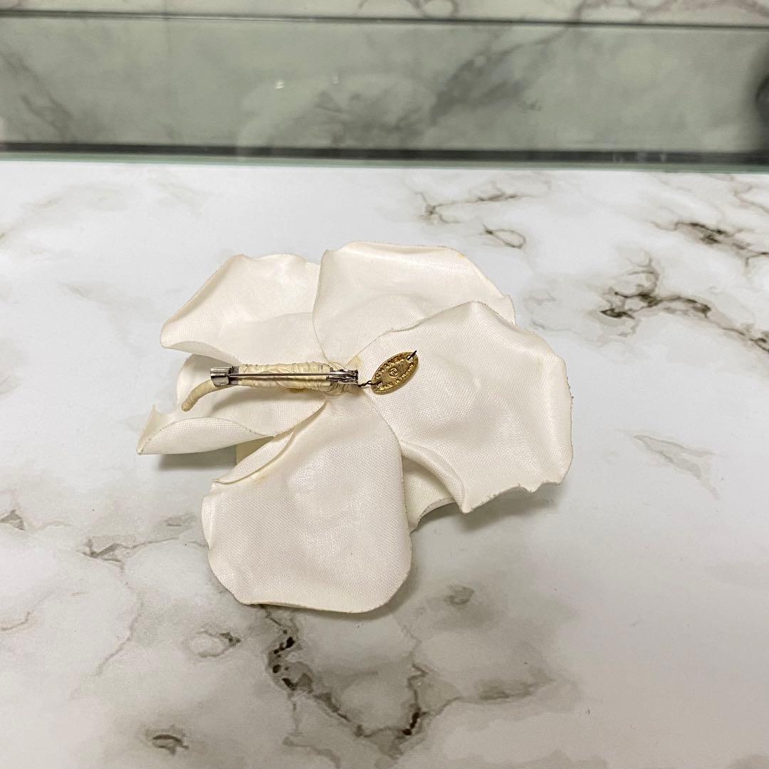 90s CHANEL シャネル カメリア ブローチ コサージュ