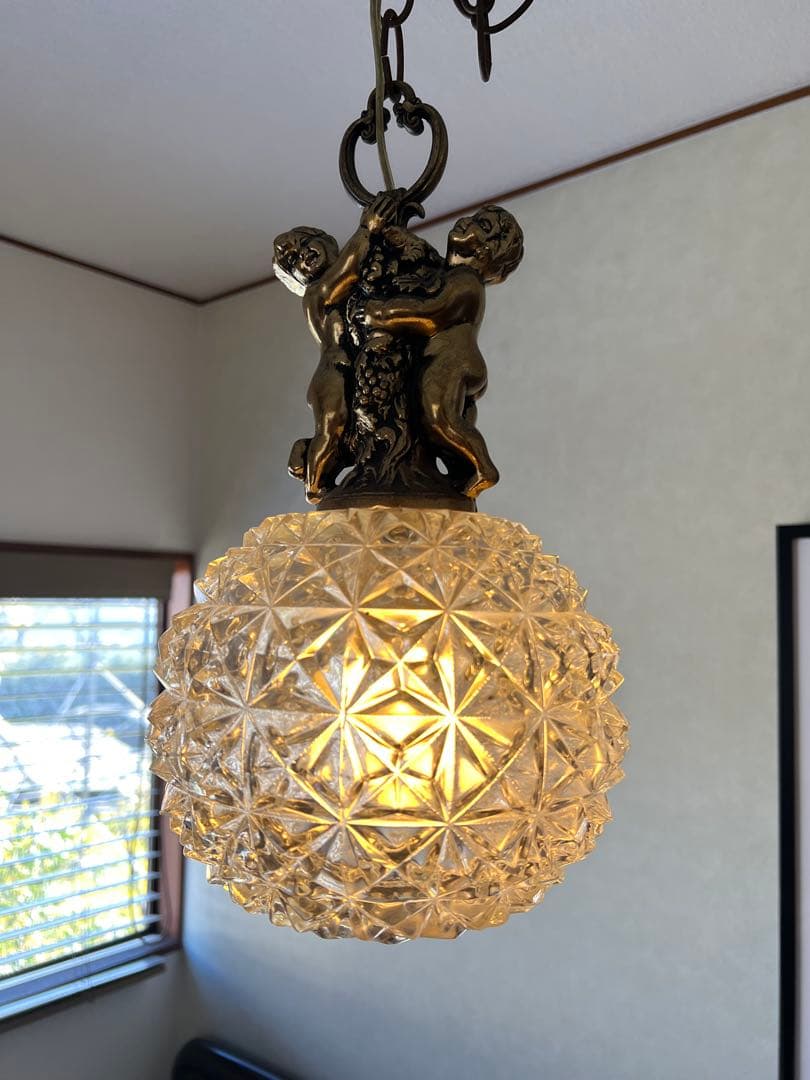 アメリカ　ビンテージ　ペンダントライト　シャンデリア