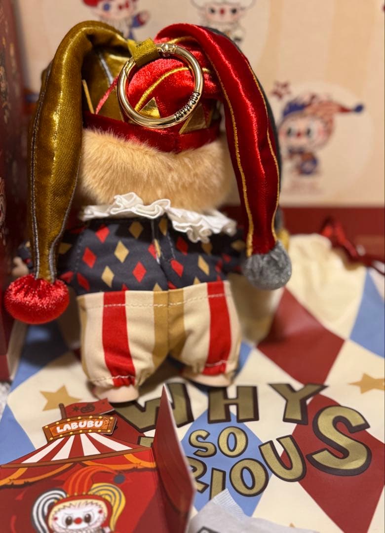 WHY SO SERIOUS ぬいぐるみペンダント スーパーシークレットラブブ