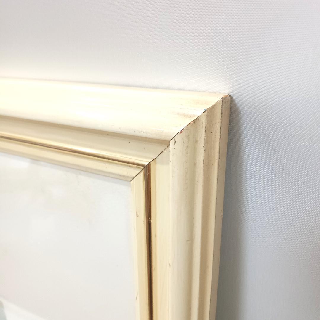 額縁付き 絵画 中型 ロンウッド リトグラフ　スライドオンディスⅡ 人物画