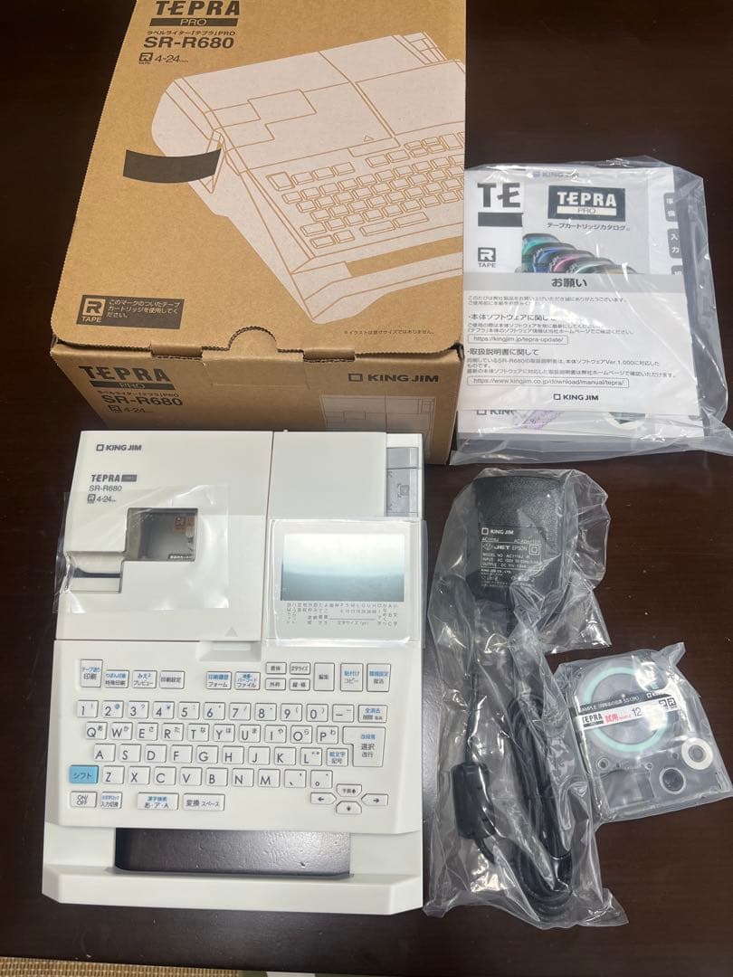 テプラKING JIM SR-R680 新品未使用　カートリッジ(おまけ付き)