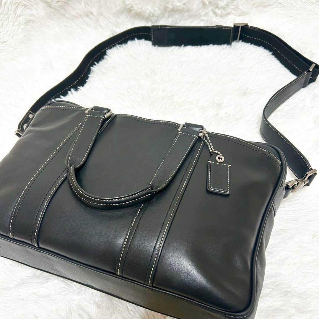 未使用級✨COACH ビジネスバッグ 2way オールレザー ショルダーバッグ