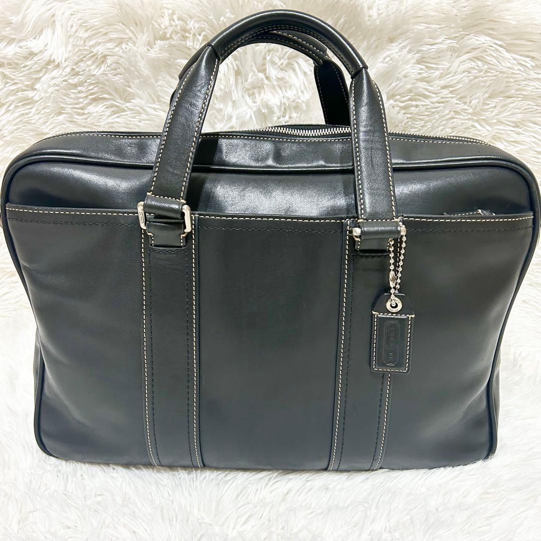未使用級✨COACH ビジネスバッグ 2way オールレザー ショルダーバッグ