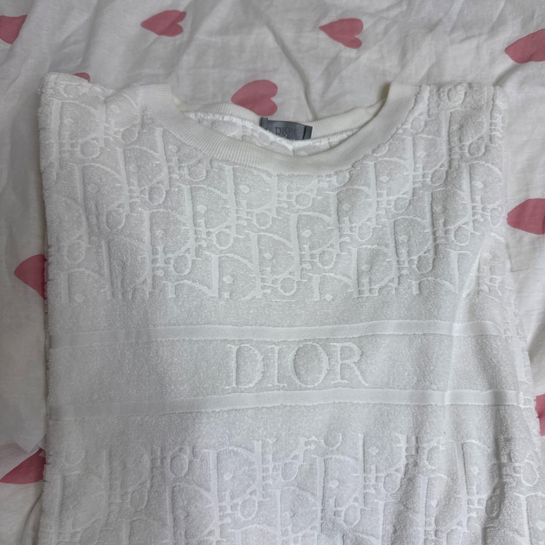 Dior パイル地 Tシャツ 総柄