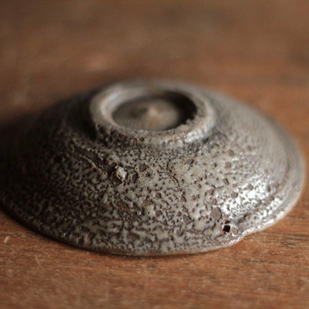 かいらぎのある 井戸手 平盃 古美術 古道具 アンティーク 酒器