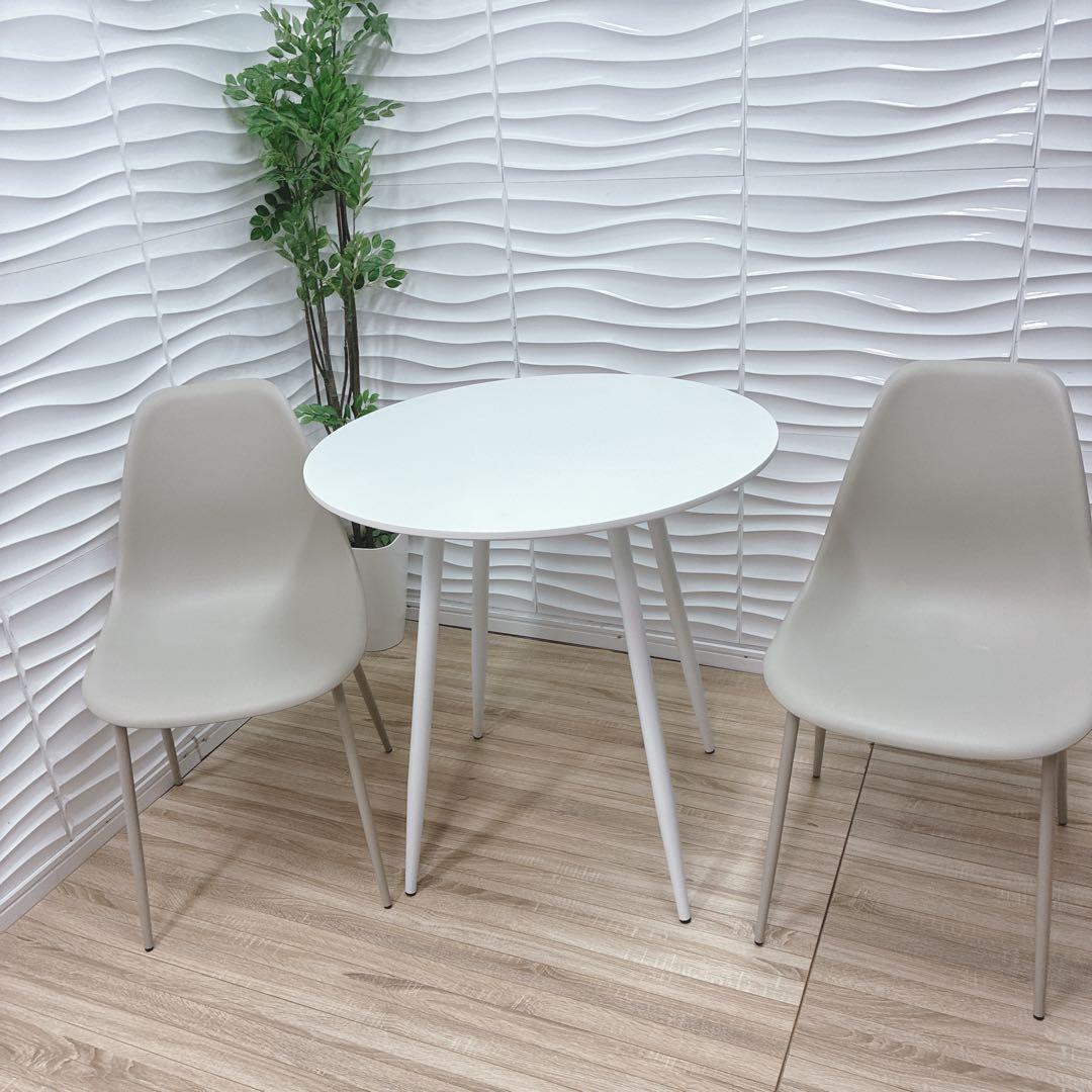 ◇大阪府神戸市配達料無料！◇LOWYAテーブル◇チェア2脚◇ハイテーブル◇