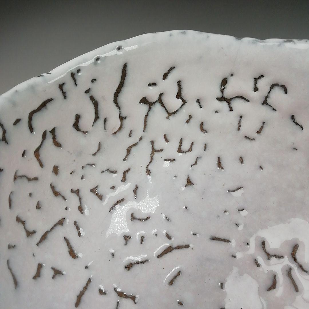 Ｔ９４８　『萩茶碗』『味舌隆司 造』『前大徳寺 福本積應 書付』　共箱　茶道具