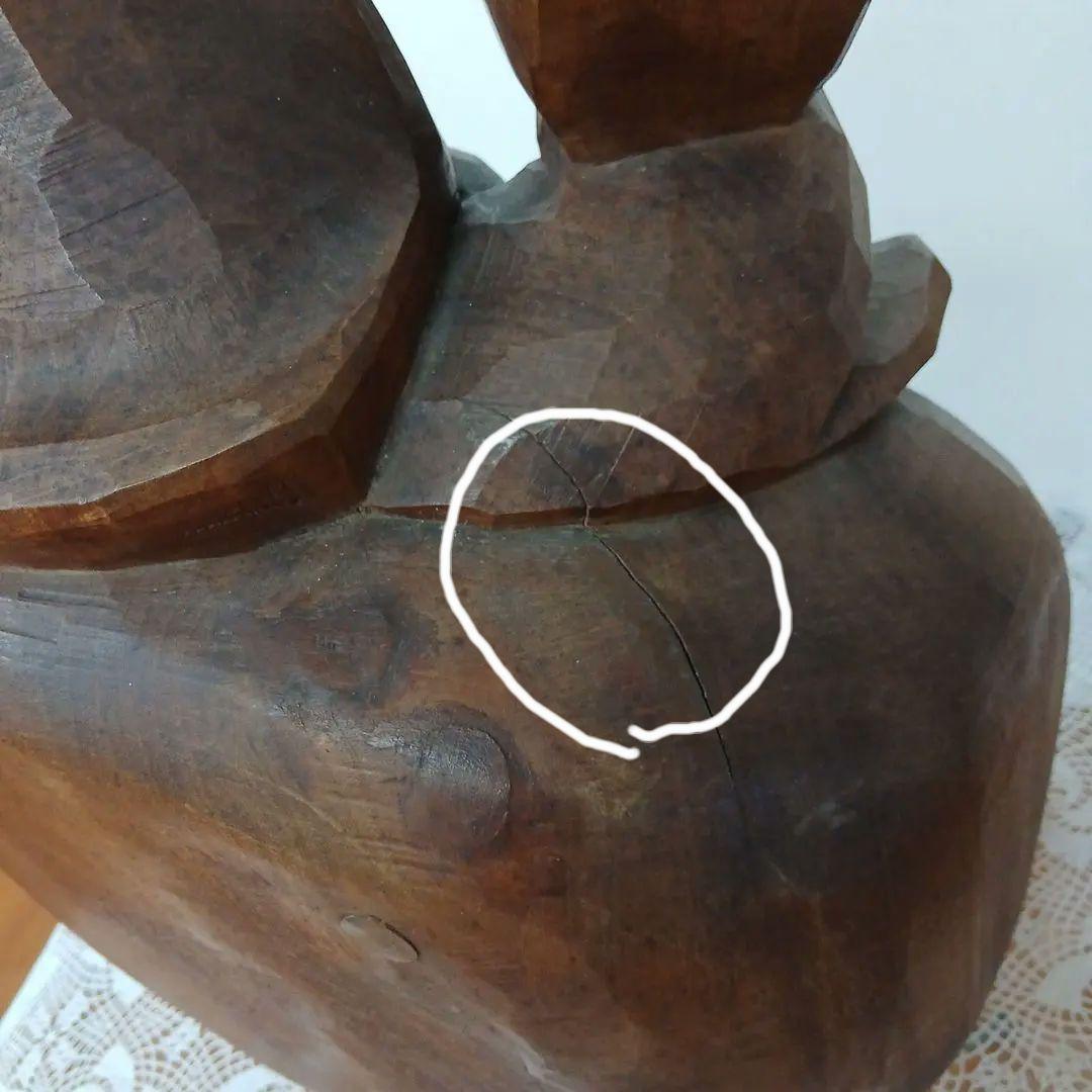 希少大型天然木　恵比寿大黒天　 福の神 彫刻縁起物