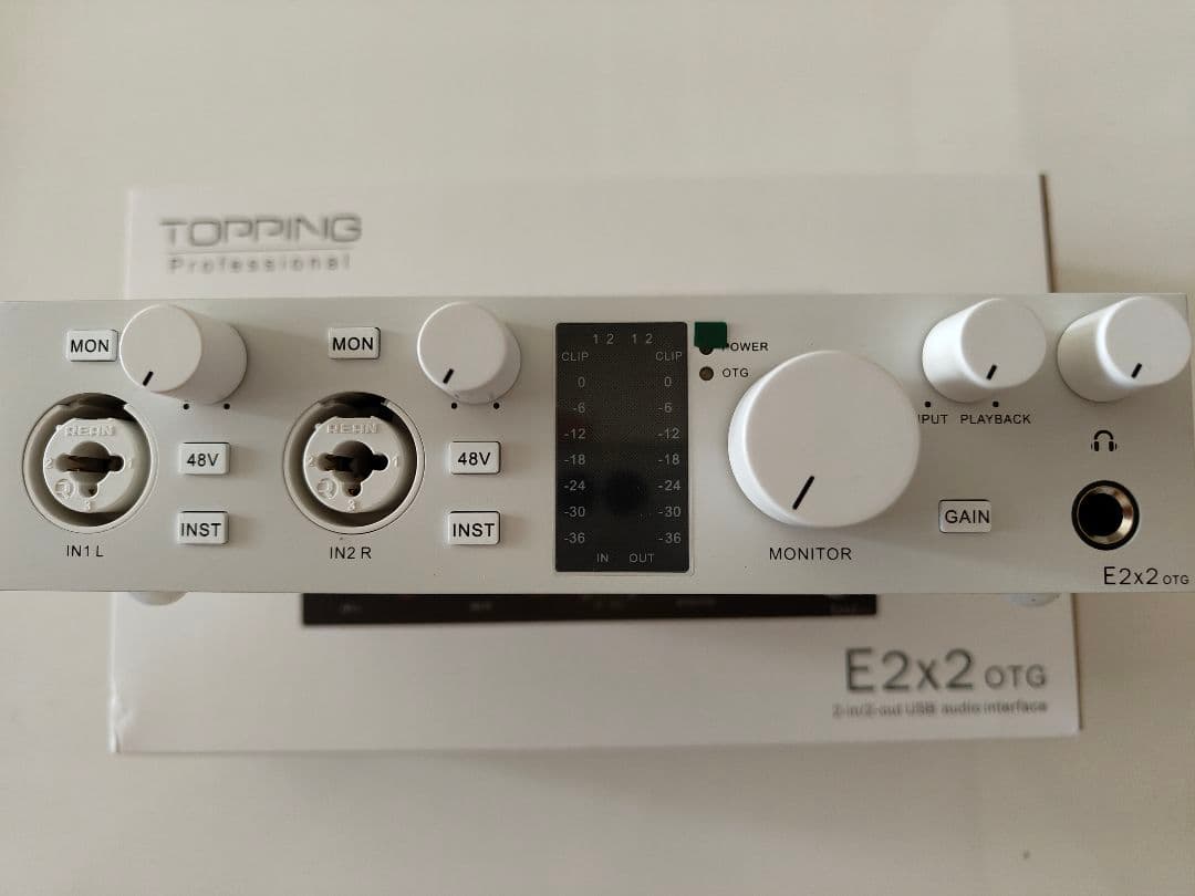 Topping E2x2 OTG オーディオインターフェイス