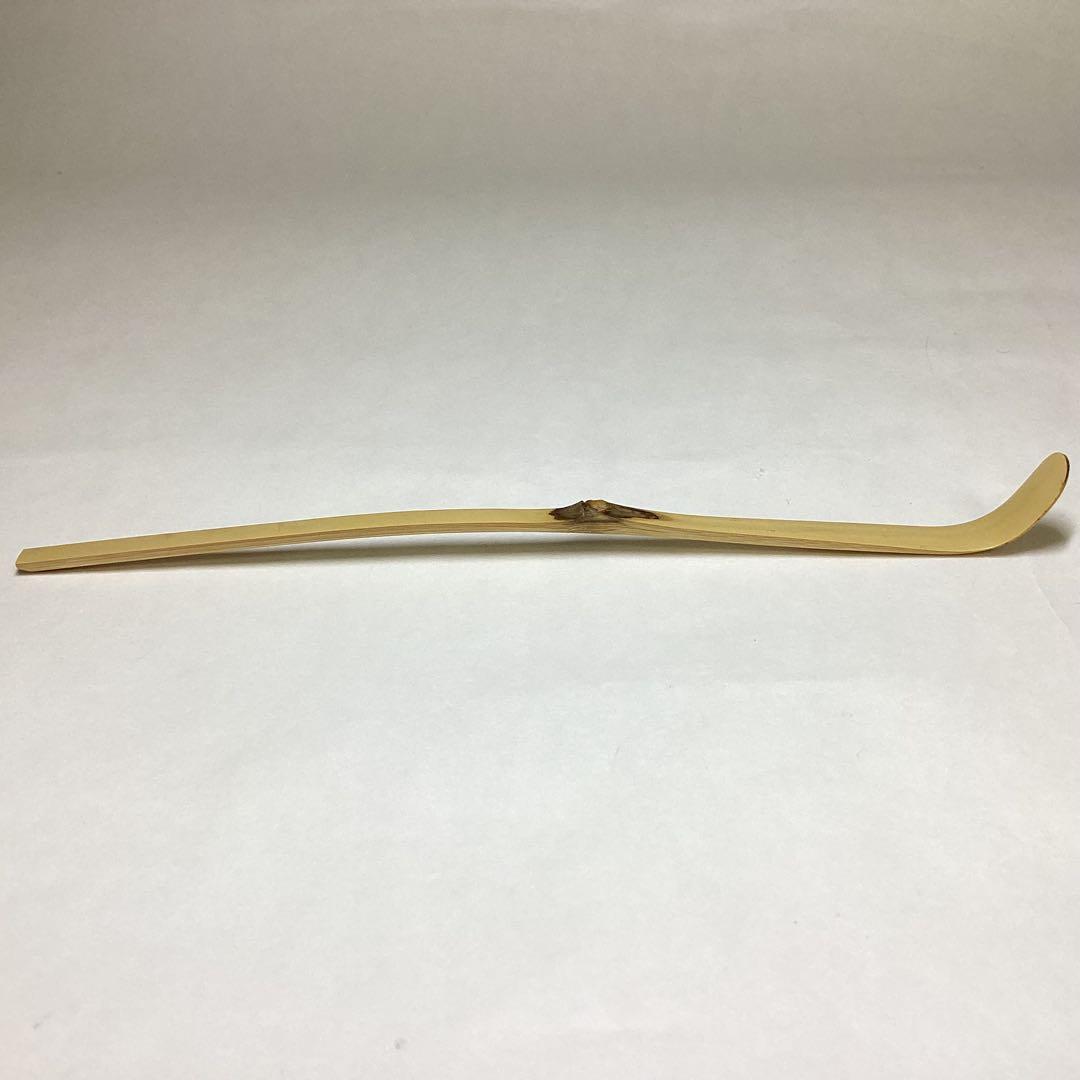 茶杓 初霜 寛道 木箱入 茶道具 古物品