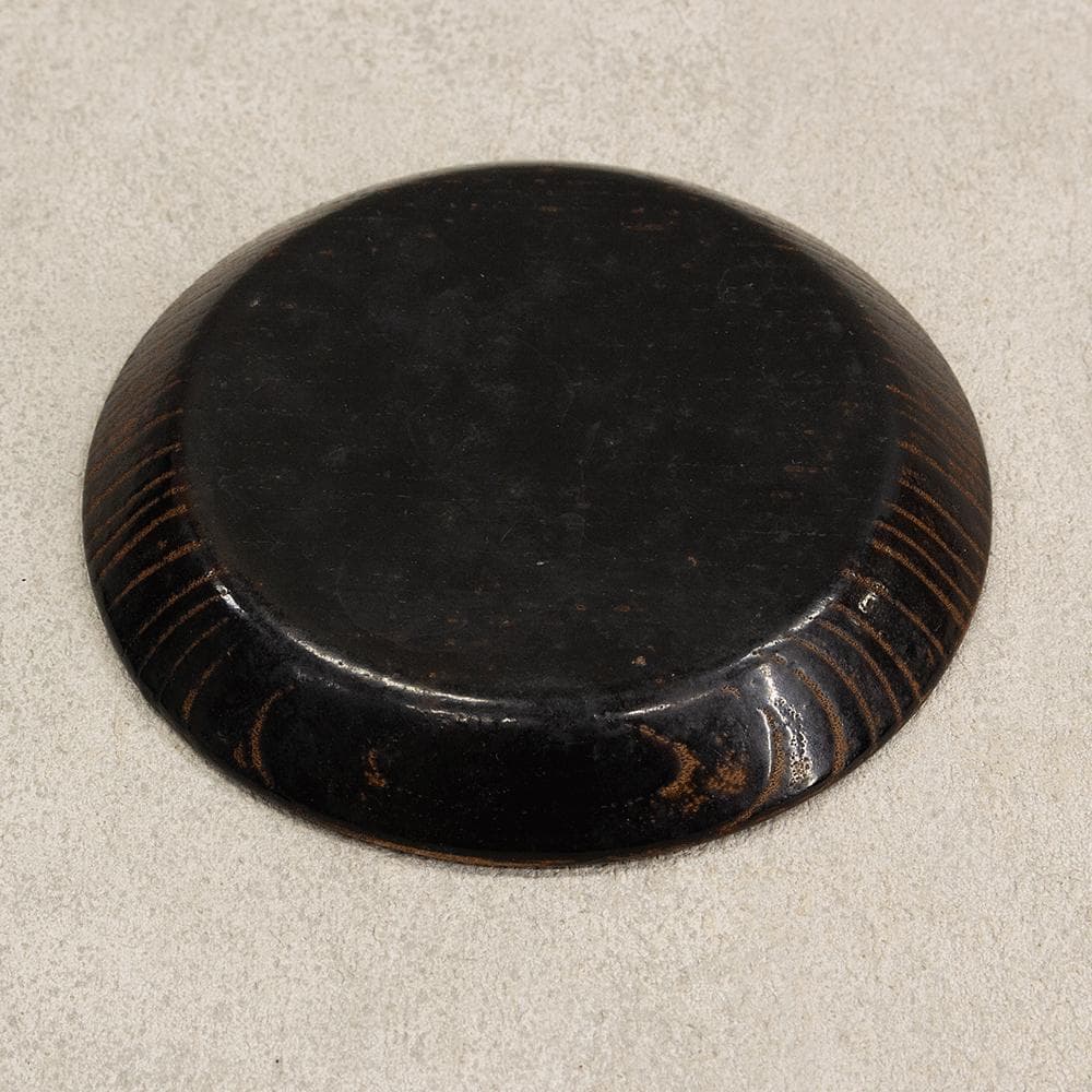 時代 根来塗 盆 皿 3点 民芸（李朝 根来 伊万里）