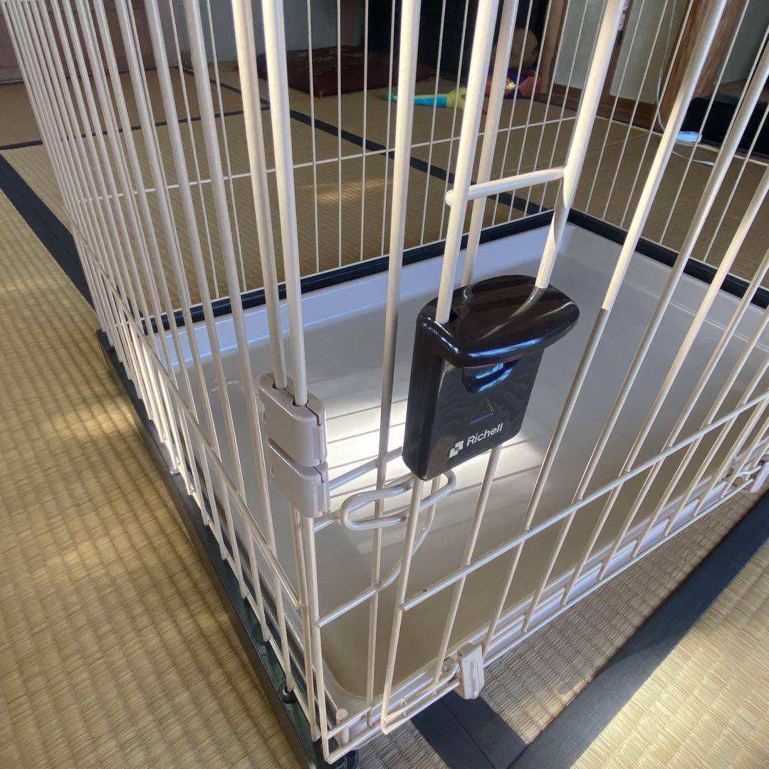 リッチェル ケージ サークル　木製 お掃除簡単サークル