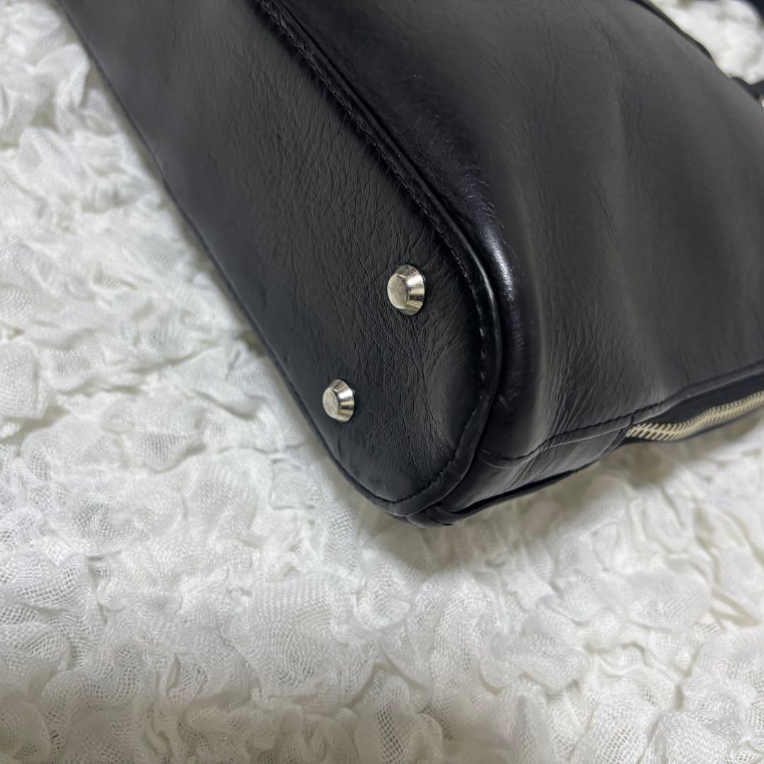 【希少】ビジネスレザーファクトリー 本革 ブリーフケース A4可 ブラック