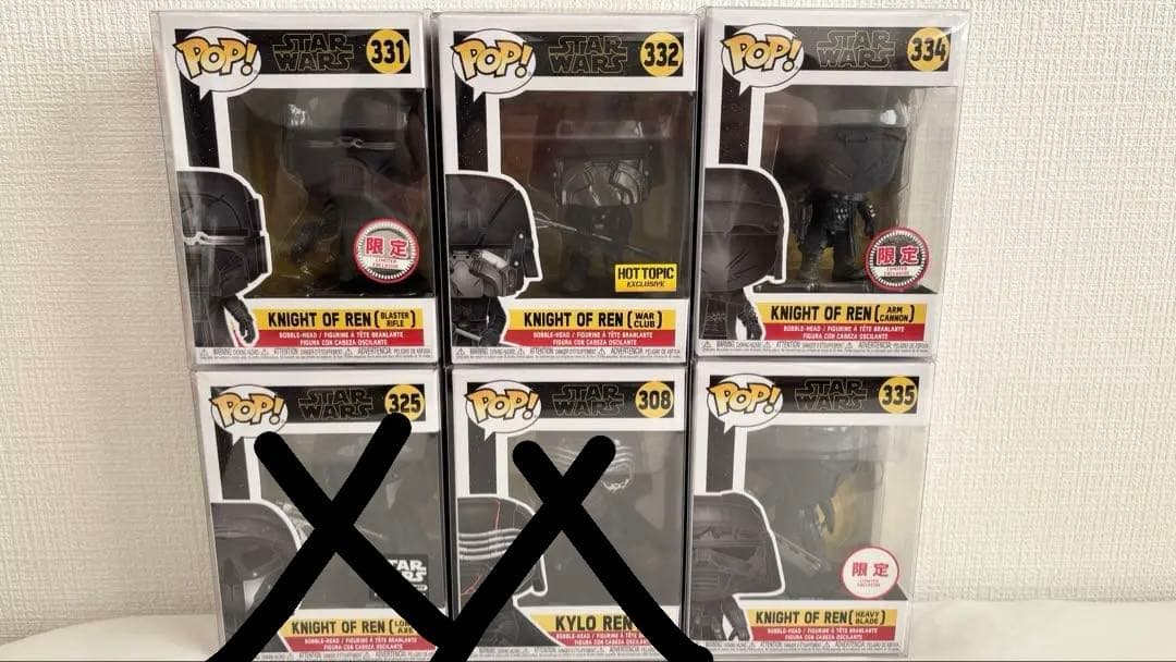 スター・ウォーズ Knight of Ren & Kylo Ren 4体セット