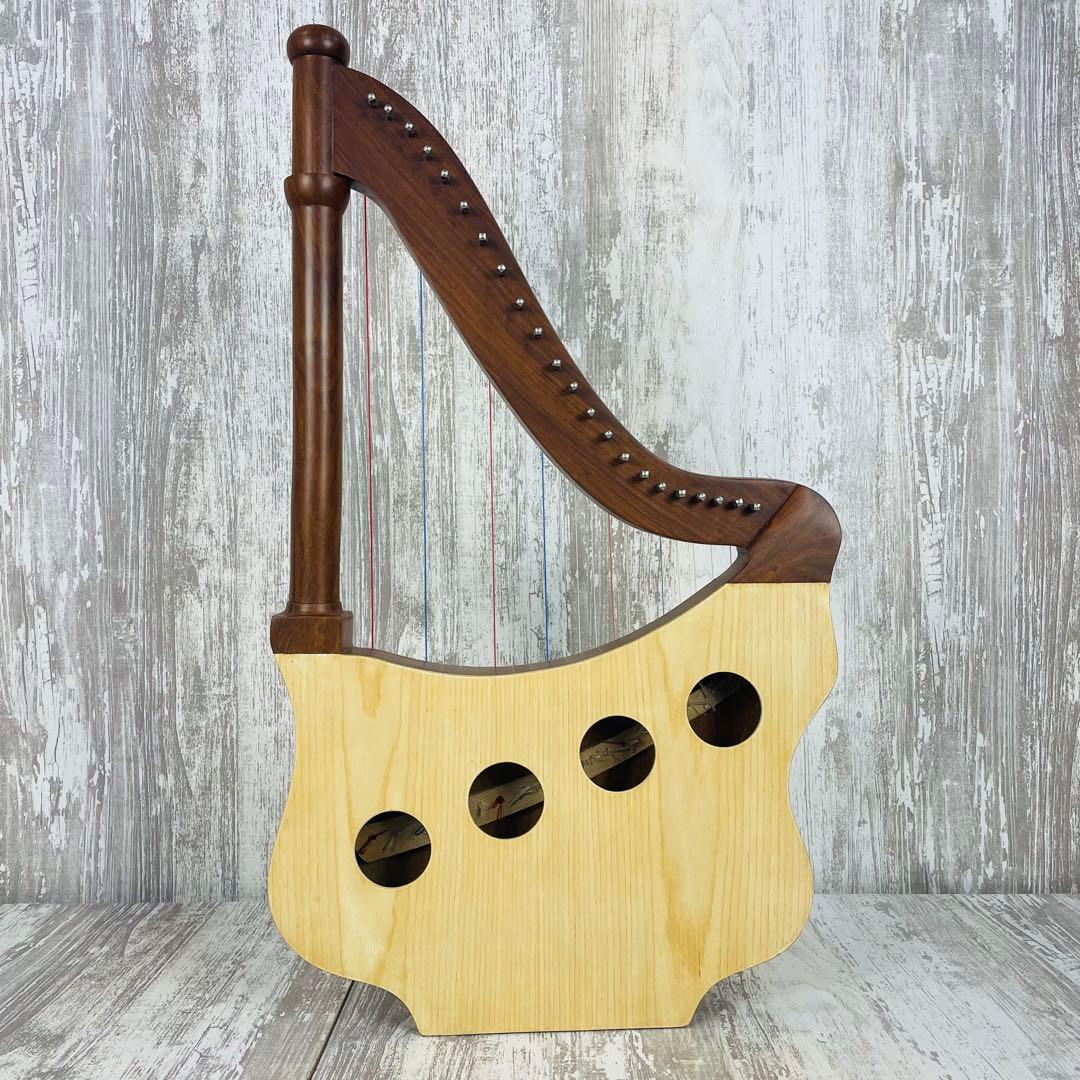 【美品】Mid-East Lute Harpリュートハープ　22弦　専用ケース付
