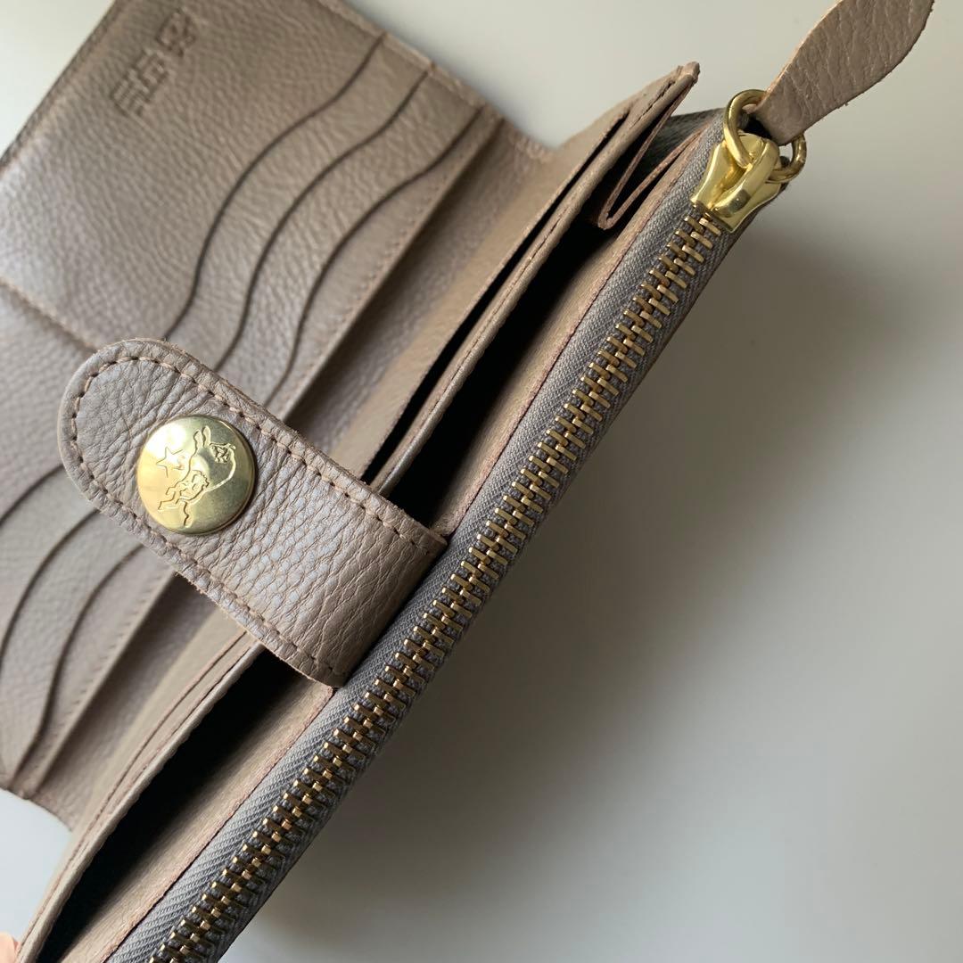 【新品】イルビゾンテ 長財布 二つ折り財布 グレー トルトラ