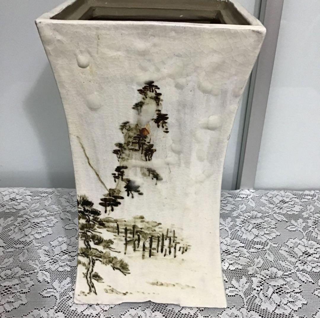 尾形周平　涼炉　文人画　煎茶道具　平安周平