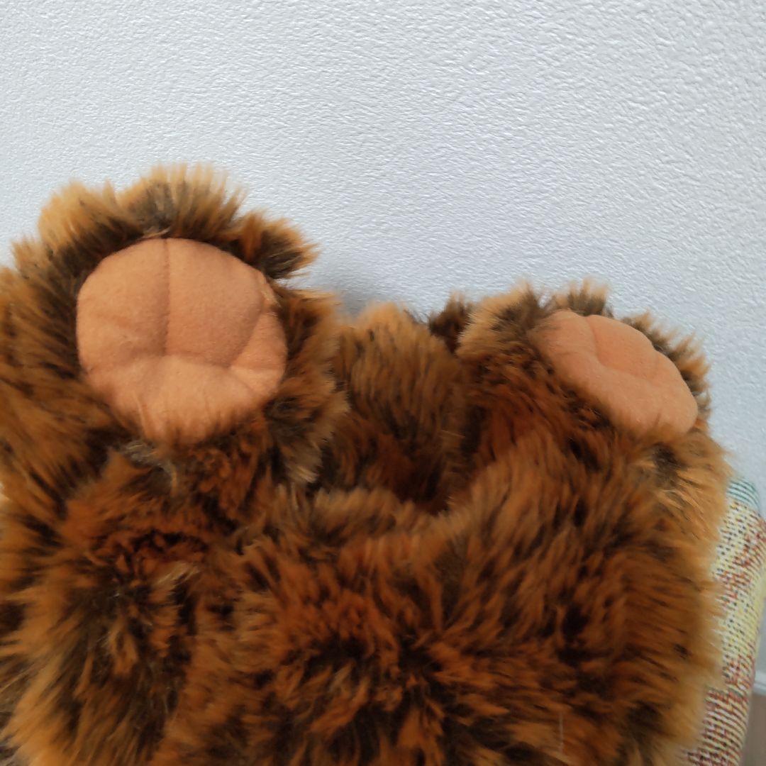 ディズニーベア　寝転び　寝そべり　ダッフィー　WDW　ブラウン　ぬいぐるみ　長毛