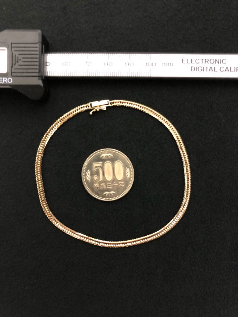 K18喜平ブレスレット　12面トリプルカット