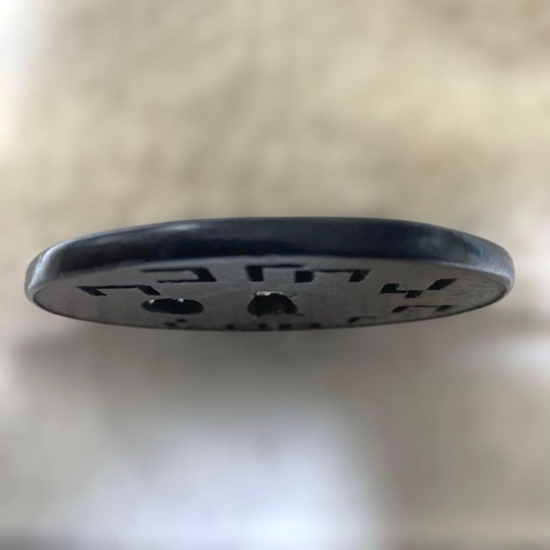 B-21 鍔　源氏香透鐔 鑑定書有り　無銘 梅忠　武具　刀装具　美術品　工芸品