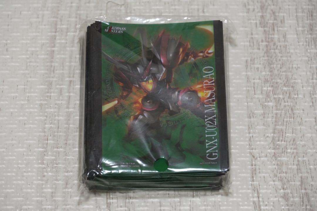 新品未開封　ガンダムウォー　GW　スリーブ大会優勝景品　マスラオ