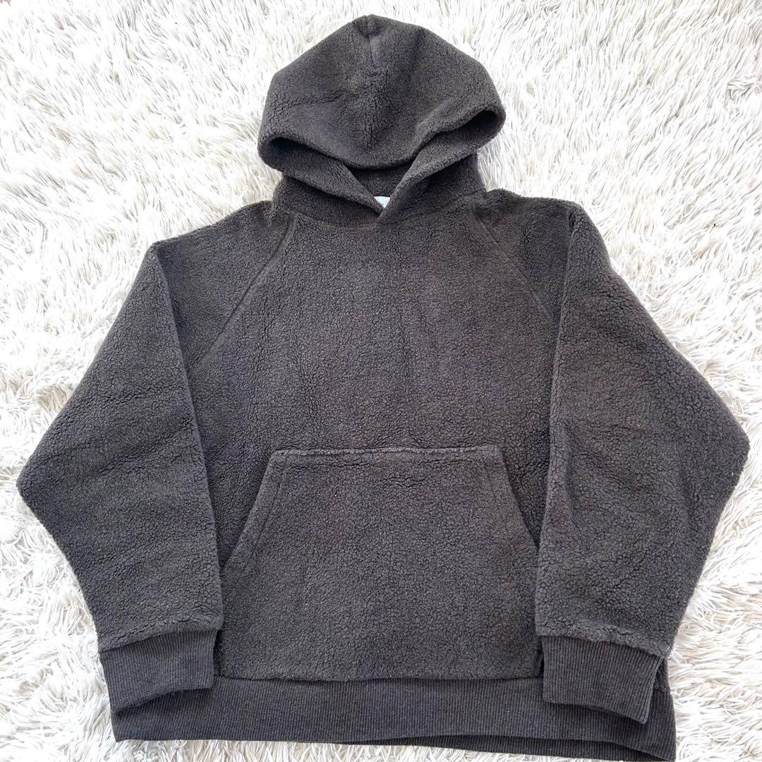 グラフペーパー Wool Boa パーカー サイズ1 グレー