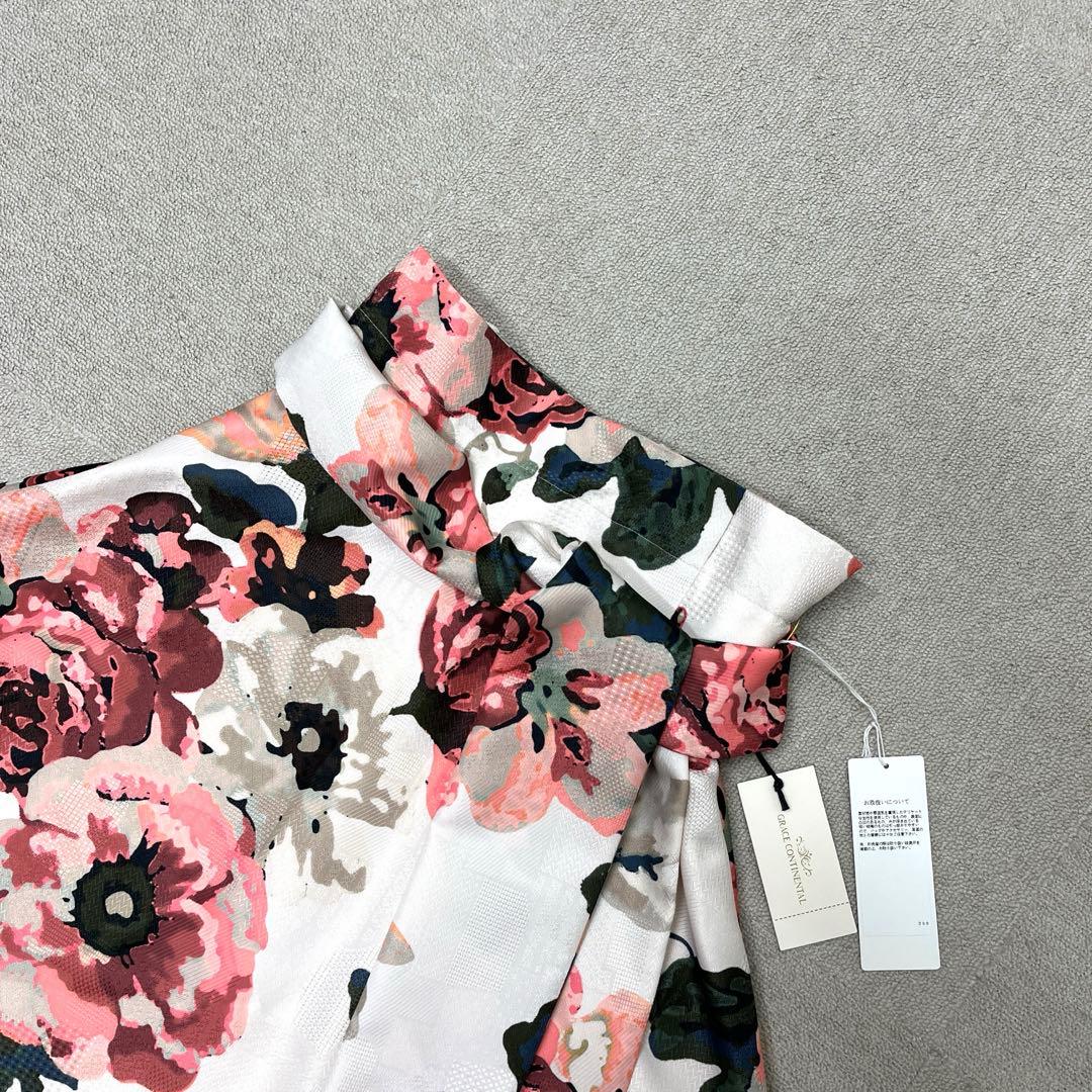 ★新品★ GRACE CONTINENTAL フレアスカート　花柄　Mサイズ