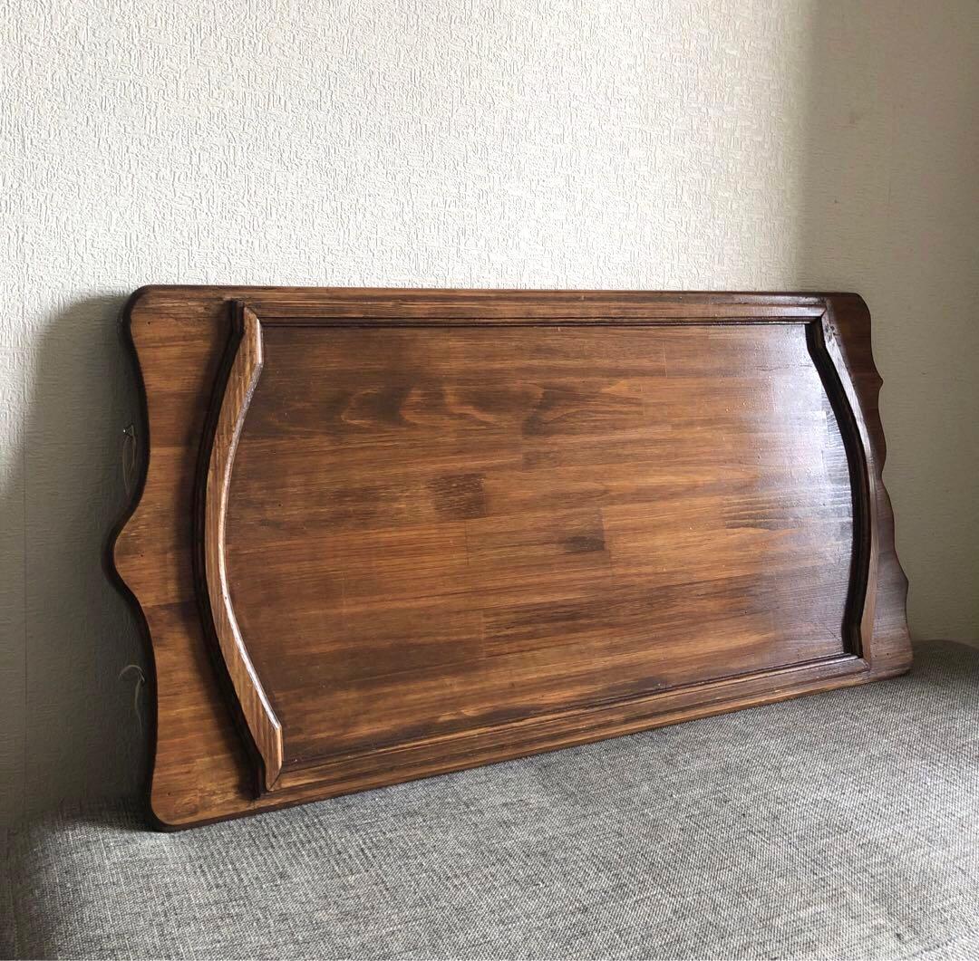 vintage チェリー材 ウッドボード パネル 看板 古道具 北欧 クラシカル