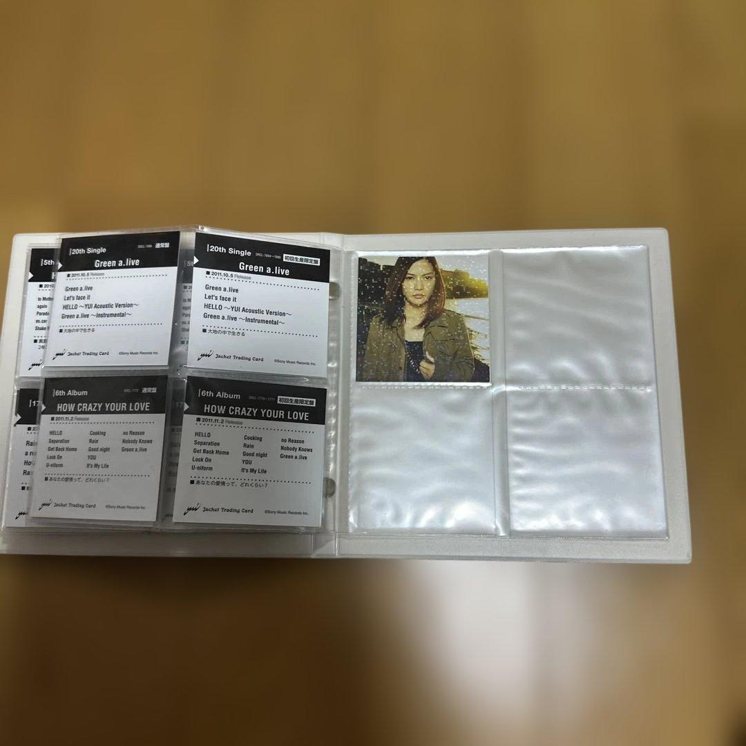 【キラ有】YUI ＣＤジャケット トレカ37枚付き