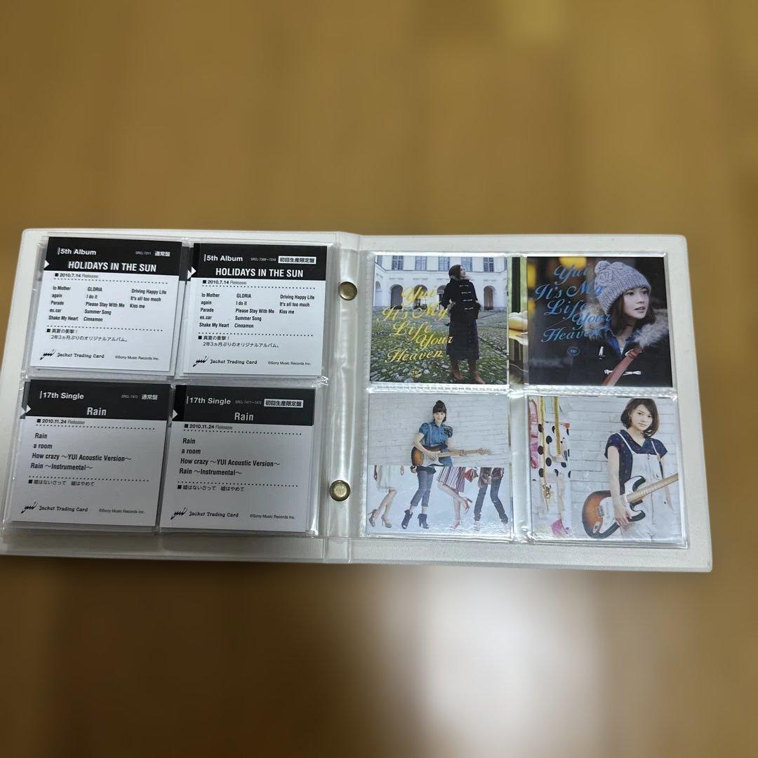 【キラ有】YUI ＣＤジャケット トレカ37枚付き