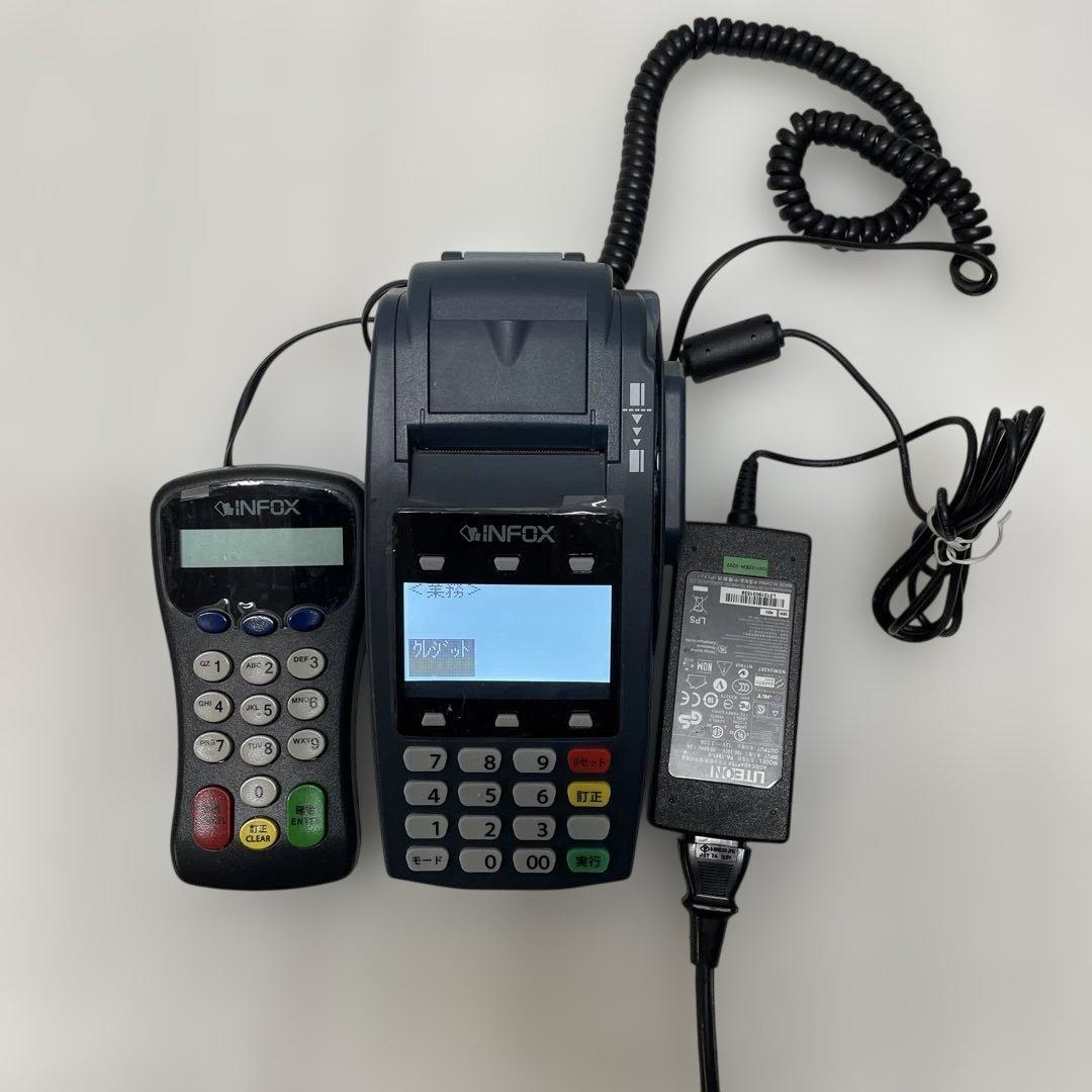 NTT INFOXカード 決済端末 T101-SE 開封のみ 通電のみ確認