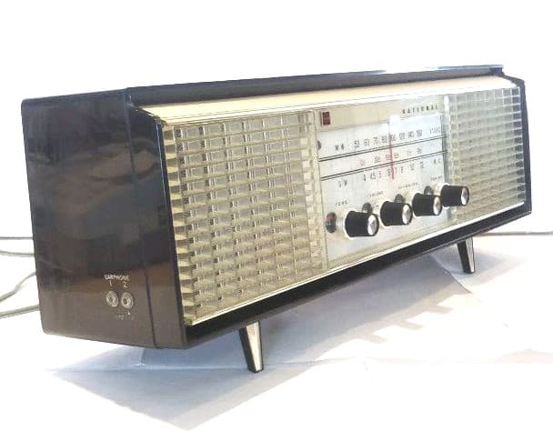 ナショナル2バンド真空管ラジオ、RE-290型（1963年昭和38年式）、作動品