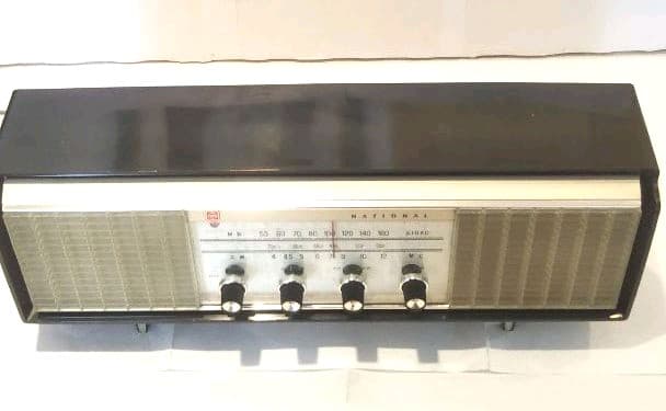 ナショナル2バンド真空管ラジオ、RE-290型（1963年昭和38年式）、作動品