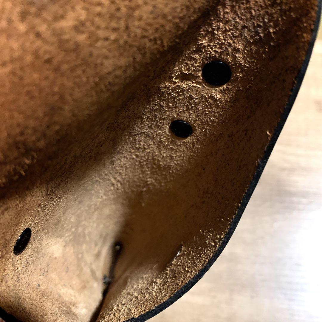 1980年代　国際産業　コクサイ　米軍 US刻印　本革　レザーホルスター　黒