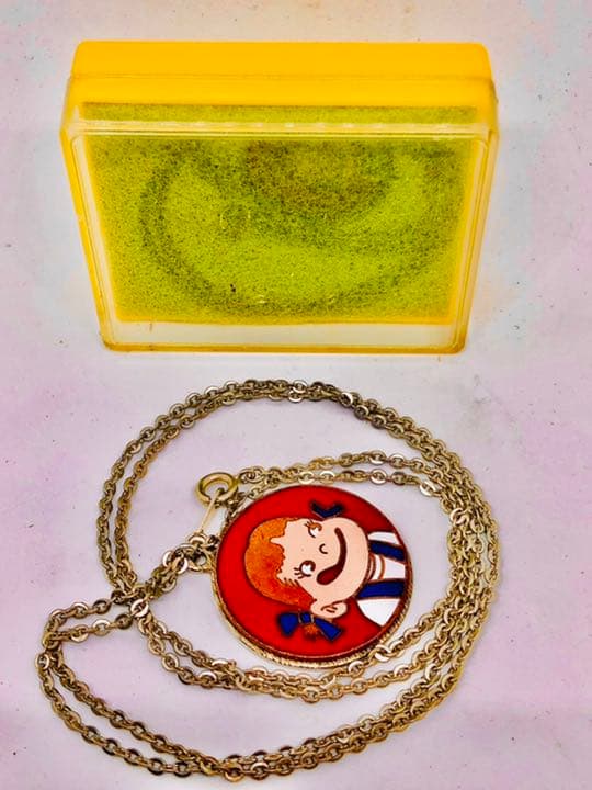 超レア！1960s✨昭和レトロ✨エナメル七宝製ペンダント